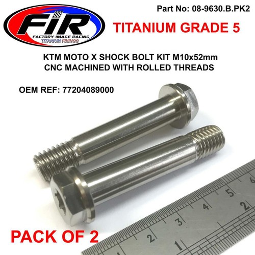 Titanium gr5 m10x52 bolts ktm - gr5,